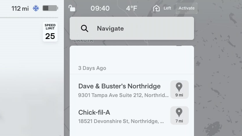 Tesla Nav Improvements feature in update 2023.27.6