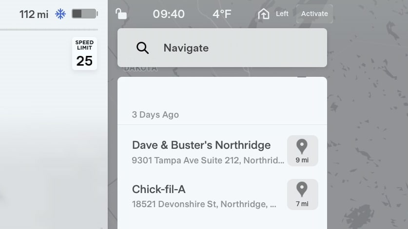 Tesla Nav Improvements feature in update 2023.12.11