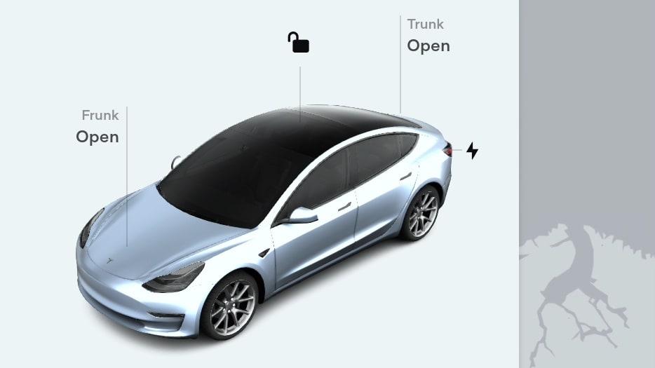 Tesla Parked Visualization feature in update 2023.12.9