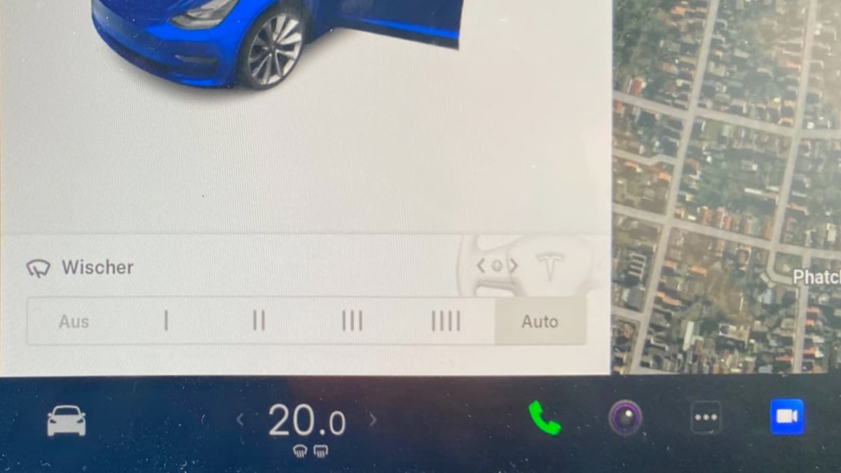 Tesla Adjust Wiper Speed feature in update 2023.12.9.1