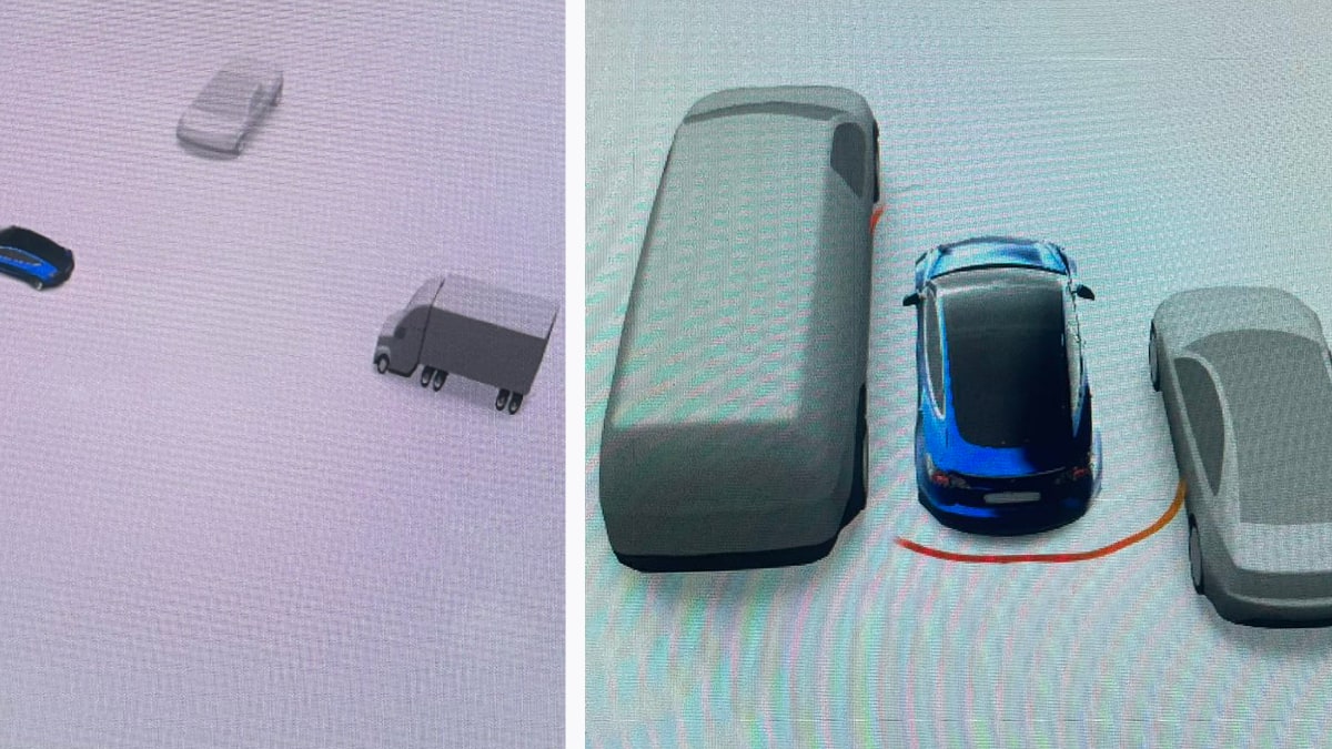 Tesla will now dynamically resize vehicles in Autopilot visualizations
