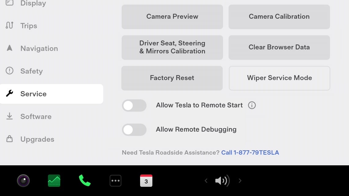 Tesla New Privacy Options feature in update 2023.38