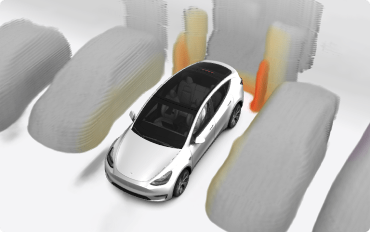 Tesla Tesla Vision Park Assist feature in update 2024.14.6