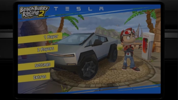 Tesla Tesla Arcade Updates feature in update 2023.44.25