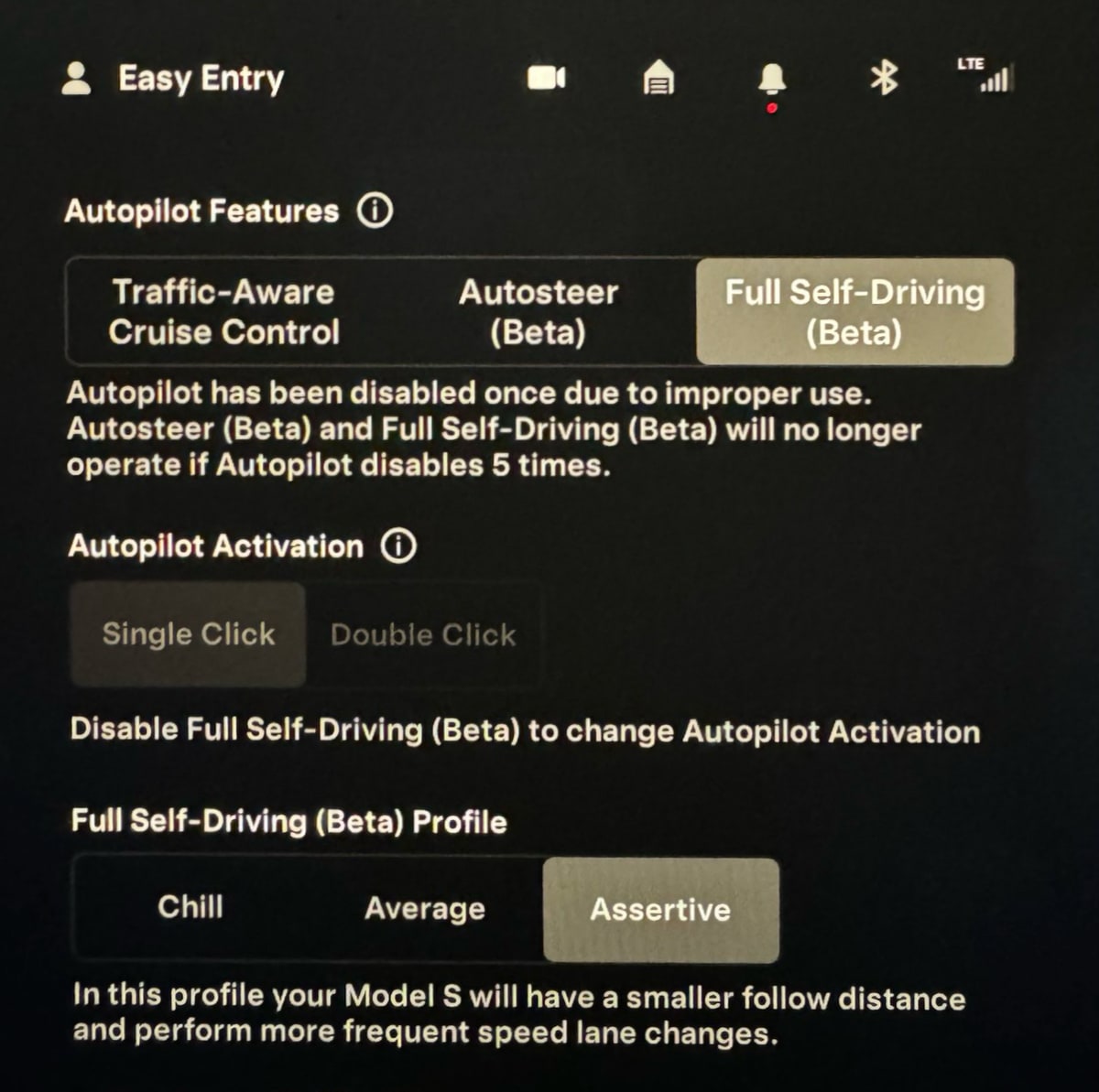 Tesla Removal of TACC with FSD Beta feature in update 2023.44.30.30