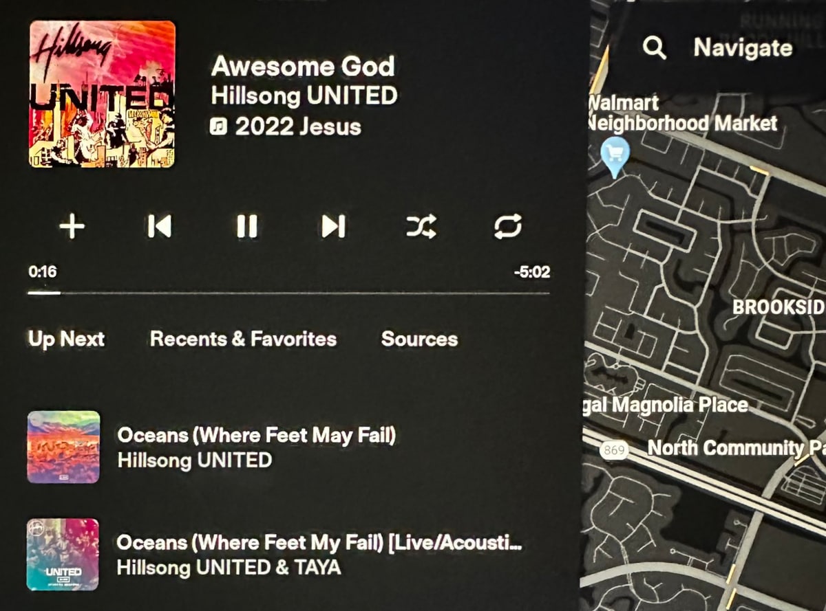 Tesla Improvements to Apple Music feature in update 2023.7.5