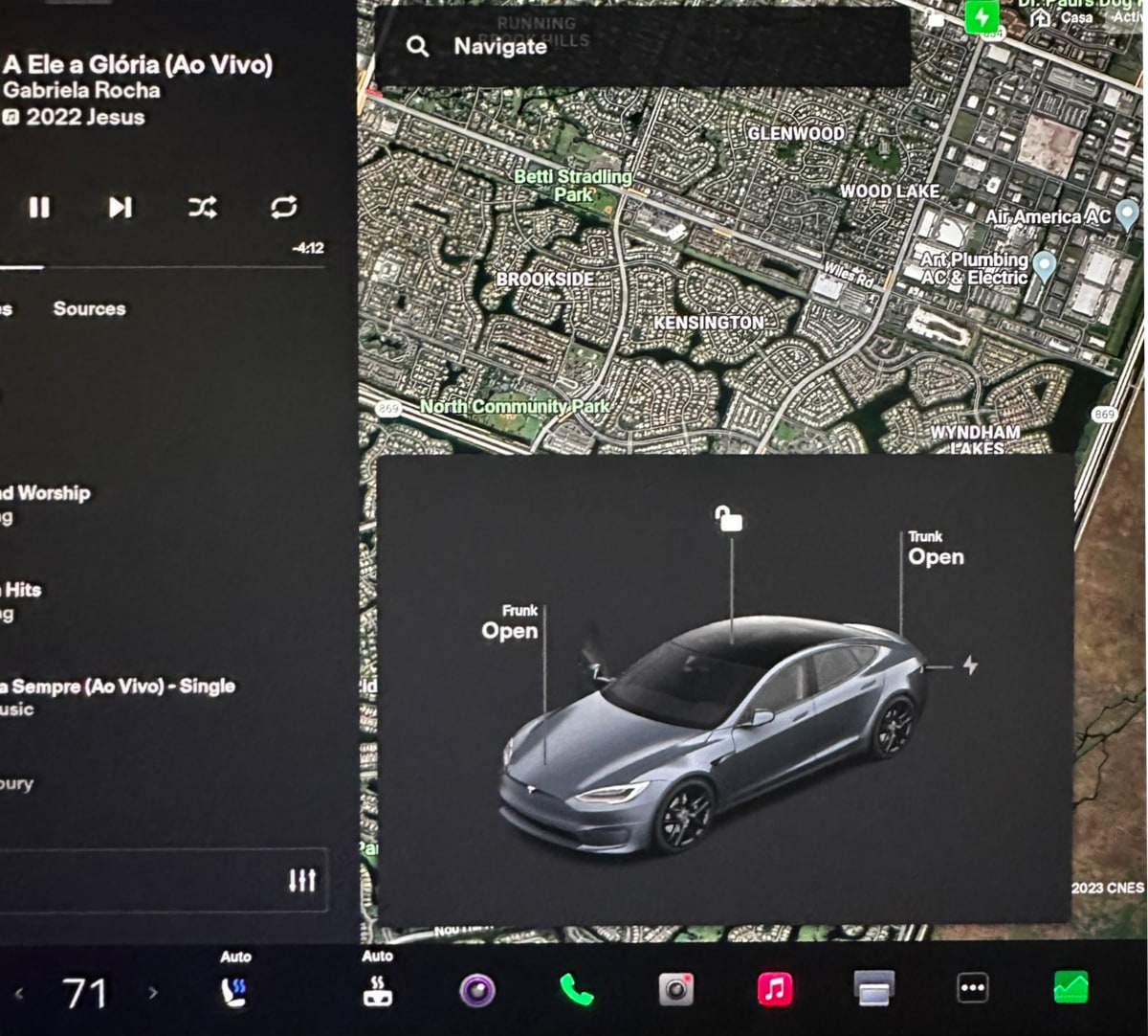 Tesla Welcome Screen feature in update 2023.6.8
