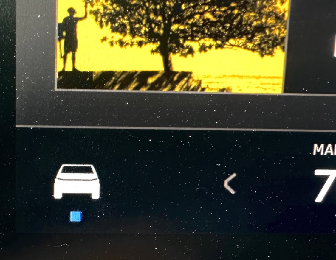 Tesla Cybertruck New Icon feature in update 2024.14.6