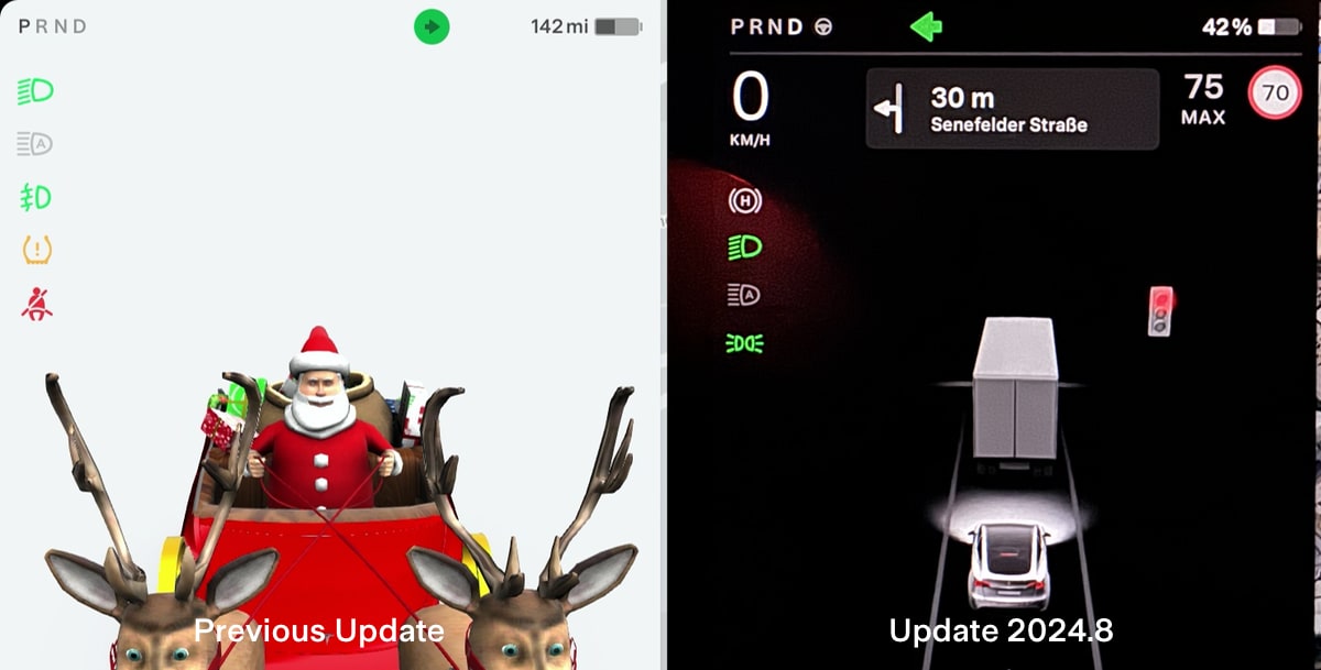 Tesla Turn Signals feature in update 2024.8.4