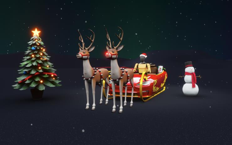 Tesla Santa-Modus-Updates feature in update 2025.45.32.1