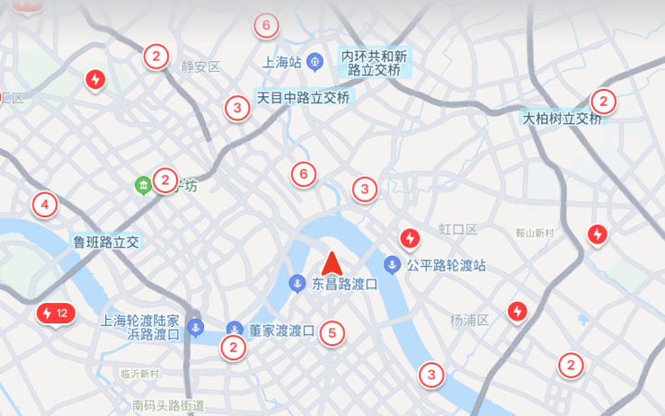 Tesla Finding Superchargers feature in update 2025.45.32.1