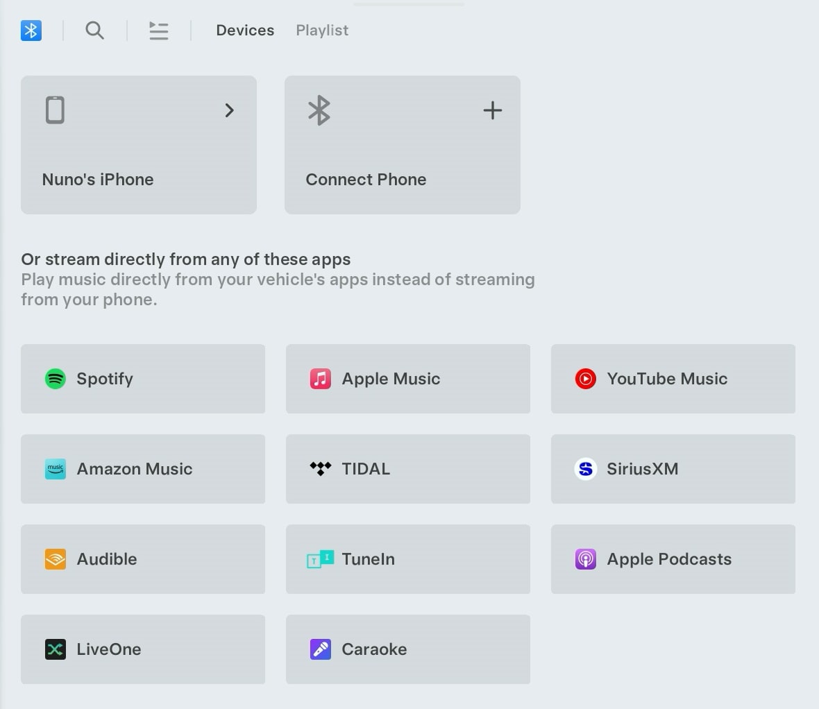 Tesla Bluetooth Player feature in update 2025.8.8.1