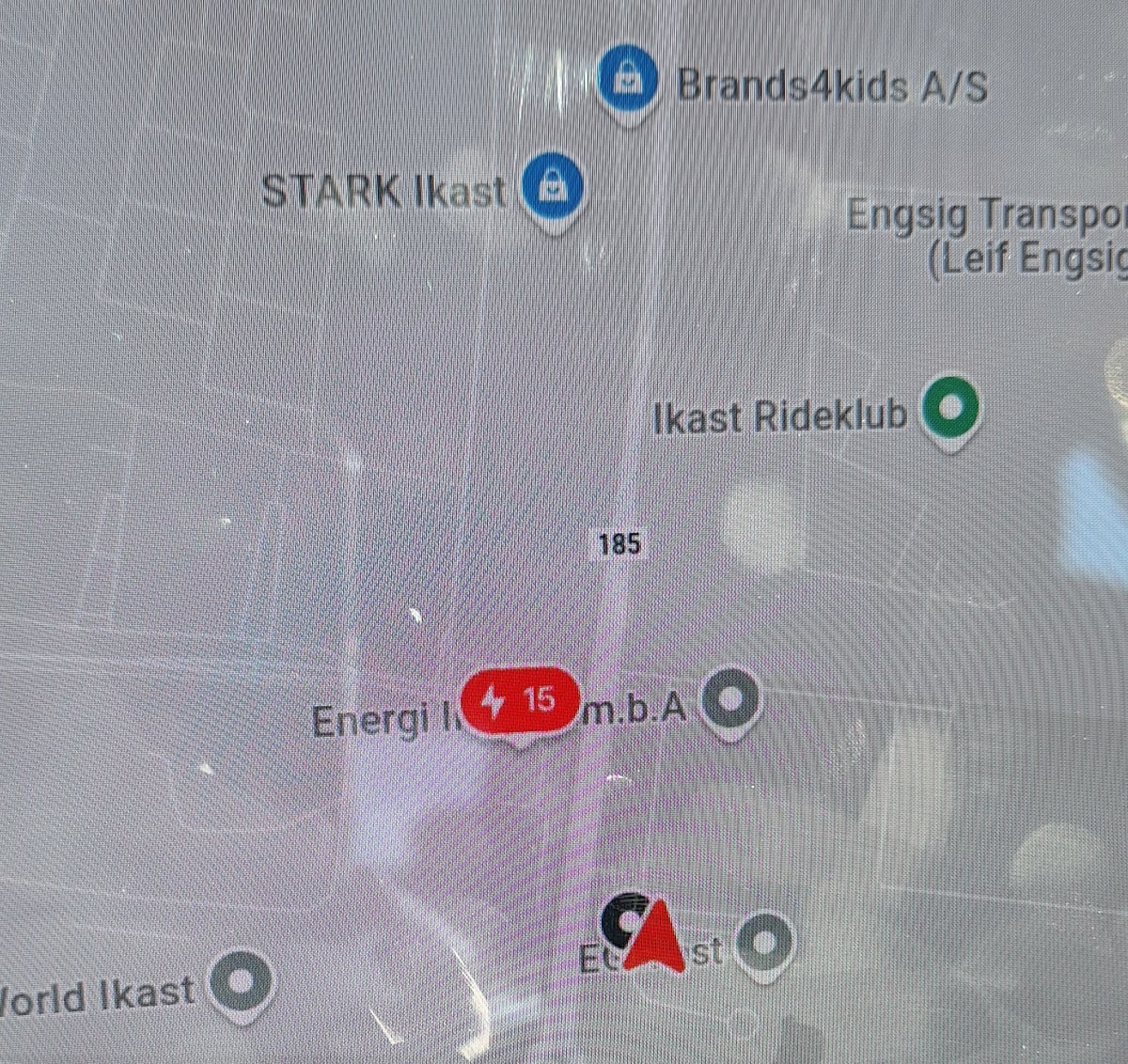 Tesla New Map Icons feature in update 2025.8.8.1