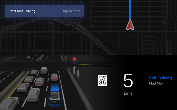 Tesla UI Improvements feature in update 2026.15.7