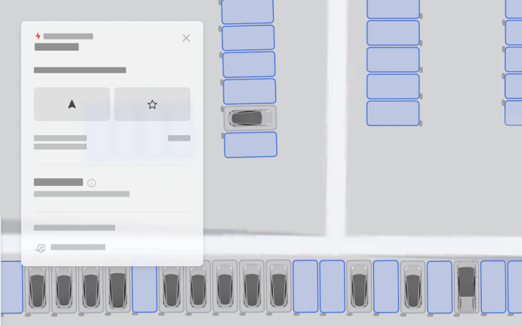 Tesla Supercharger Site Maps feature in update 2026.38.3