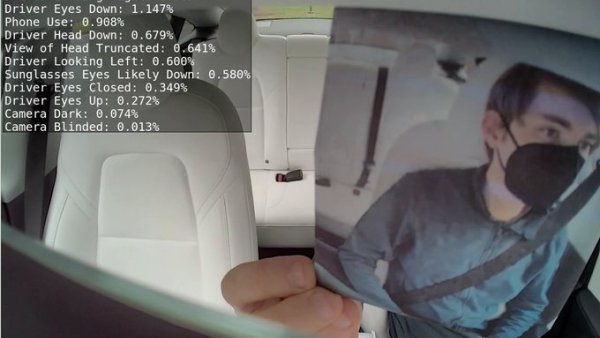 Tesla To Improve Driver Monitoring and Track Drowsiness Even When Autopilot Is Off