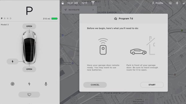 Tesla to Add WiFi Garage Door Support in Upcoming Holiday Update