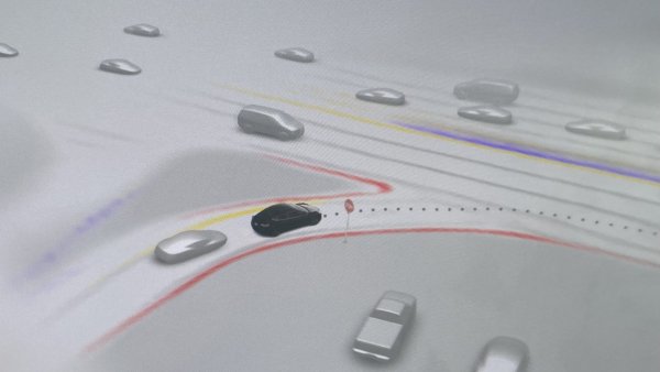 Tesla's New 'Mind of Car' FSD Visualizations Show Brakes Lights and Much More