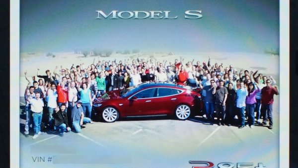 Tesla Model S Team Photo Easter Egg