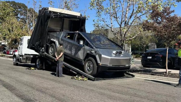 Tesla's Cybertruck spotted being tested with additional cameras