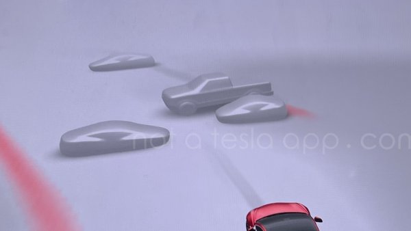 Tesla now dynamically resizes vehicle models in latest FSD Beta