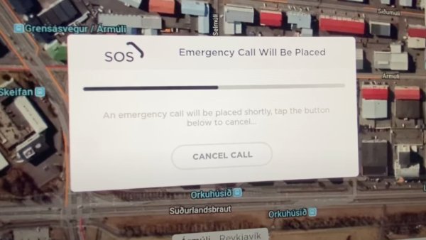 Can Teslas automatically call emergency services after a crash?