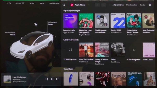 A Look at Tesla's New Media Player, Nav, Fan and HomeLink Updates