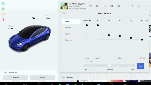 Tesla Offers Up Recommended Equalizer Settings for Your Vehicle