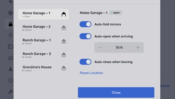 Tesla adds myQ WiFi garage door support in 2022 holiday update
