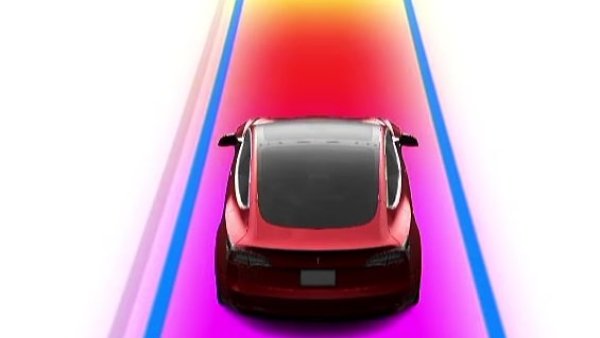 Tesla: Mario Kart's Rainbow Road and Don't Fear the Reaper/SNL: More Cowbell Easter Egg