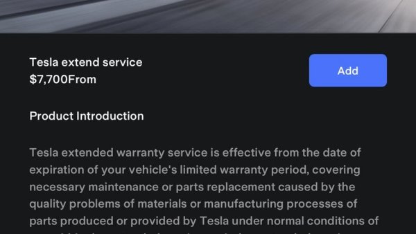 Tesla may offer 'Extended Service Agreements' for all models in the future