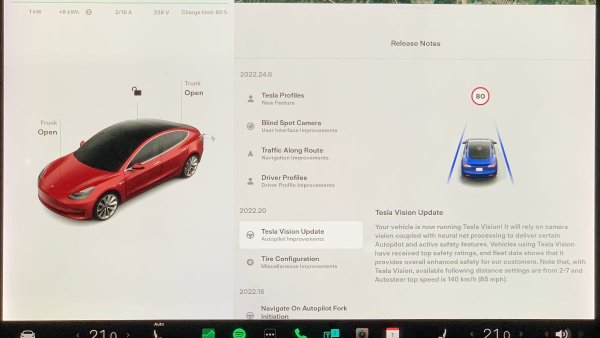 2022.24.6 is updating vehicles to Tesla Vision, although you may have missed it