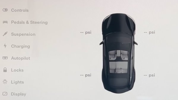 Tesla to add tire pressure data to its app