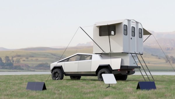 Cybertruck Camper Fits in the Truck’s Bed, Sets Up in Minutes, but Doesn’t Come Cheap