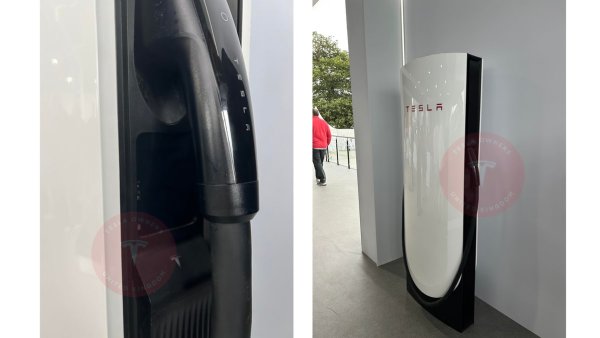 Tesla Shows Off V4 Supercharger With Space For Screen and Payment Terminal