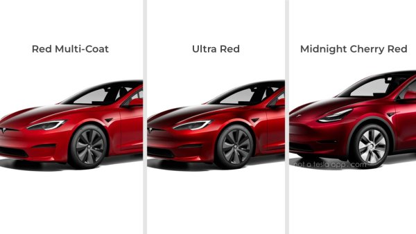 Tesla Begins to Offer New 'Ultra Red' Paint Color