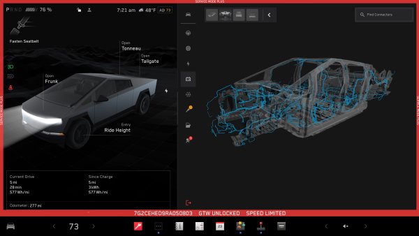 Tesla Adds Interactive Wiring Diagram to Service Mode Plus for the Cybertruck