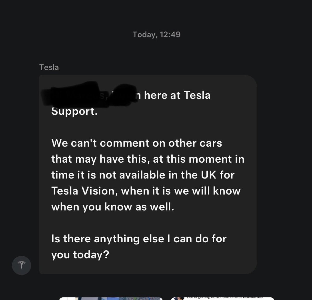 The new Autopark is not available in the UK
