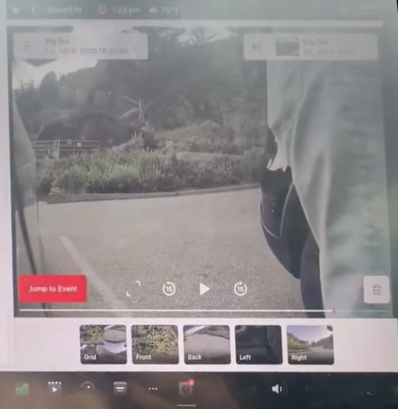 Tesla Dashcam Viewer Wider View feature in update 2025.20.3