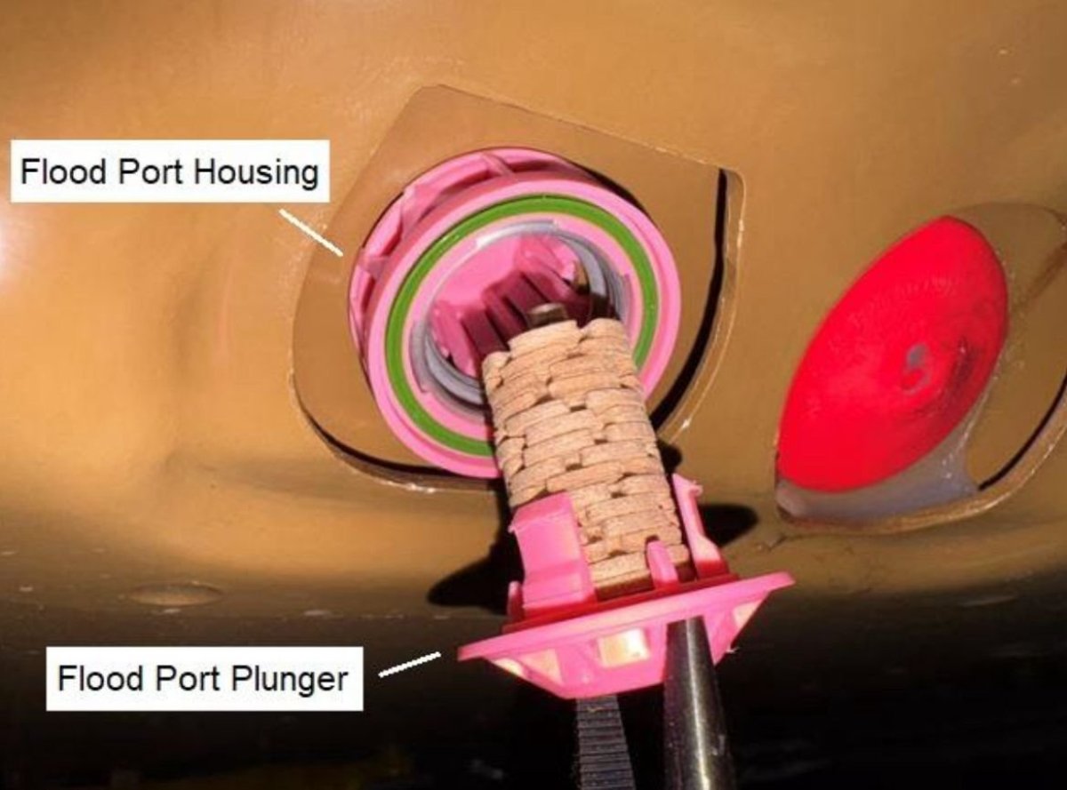 The part being replaced is the plug.
