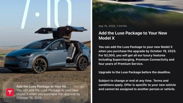Tesla Offering Recent Model S and Model X Buyers 'Luxe Package' for $2,000