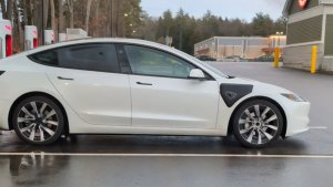 Tesla Mule Model 3 Spotted With Front Bumper Camera
