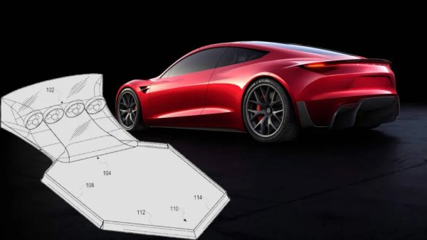 Tesla Patents Race-Banned F1 Aero Tech for the Next-Gen Roadster