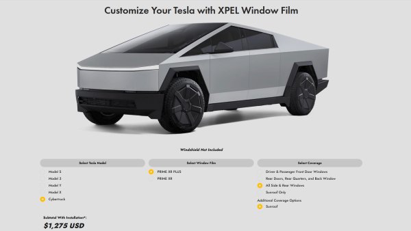 Tesla Launches Approved Window Tinting Service in Collaboration With XPEL