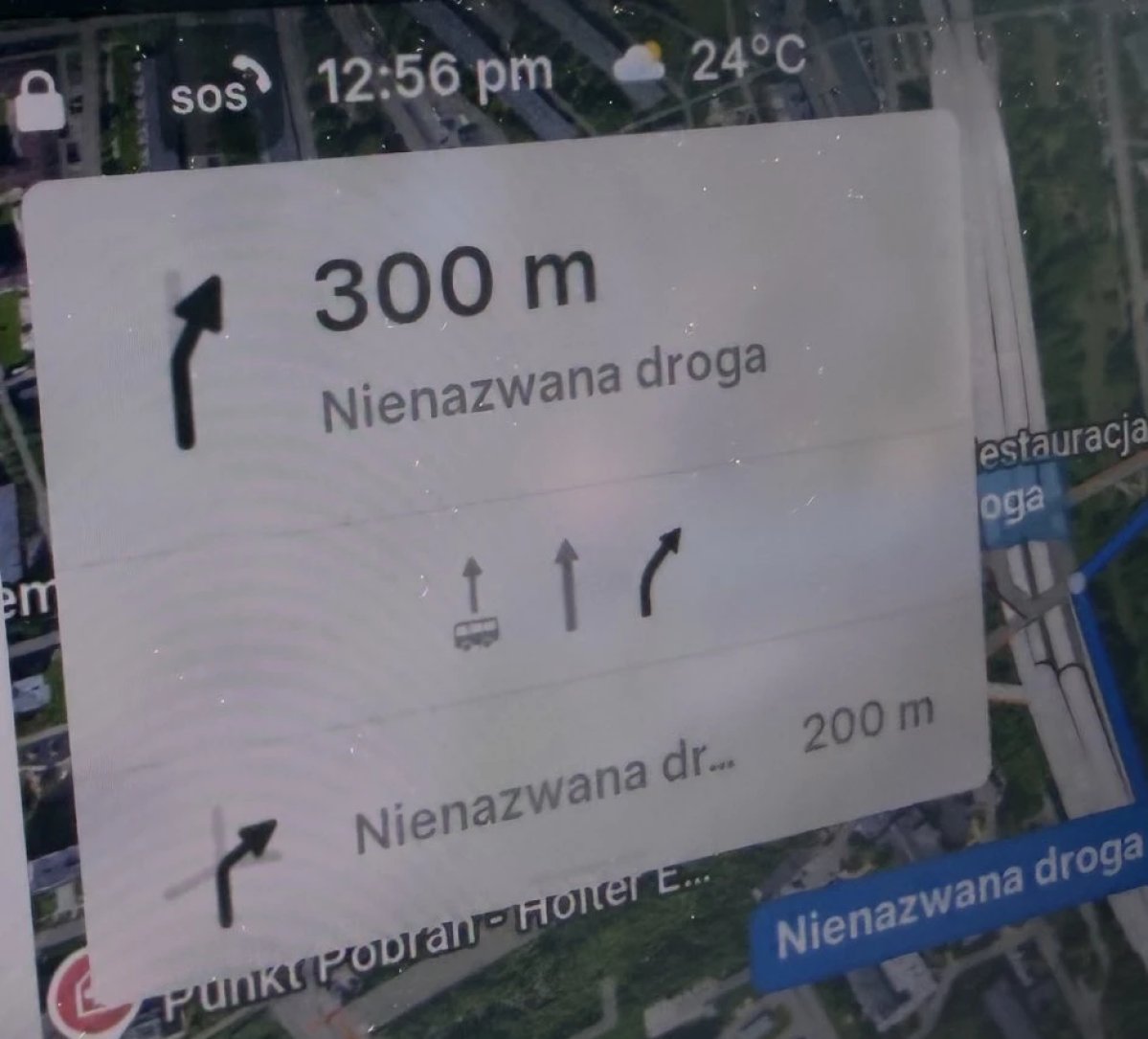 Tesla Bus Lanes feature in update 2026.20.3