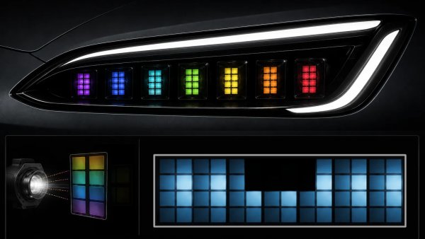Tesla Patents New, Cheaper Way to Produce Matrix Headlights