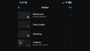 Tesla App to Add X Money Support for Payments
