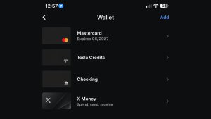 Tesla App to Add X Money Support for Payments