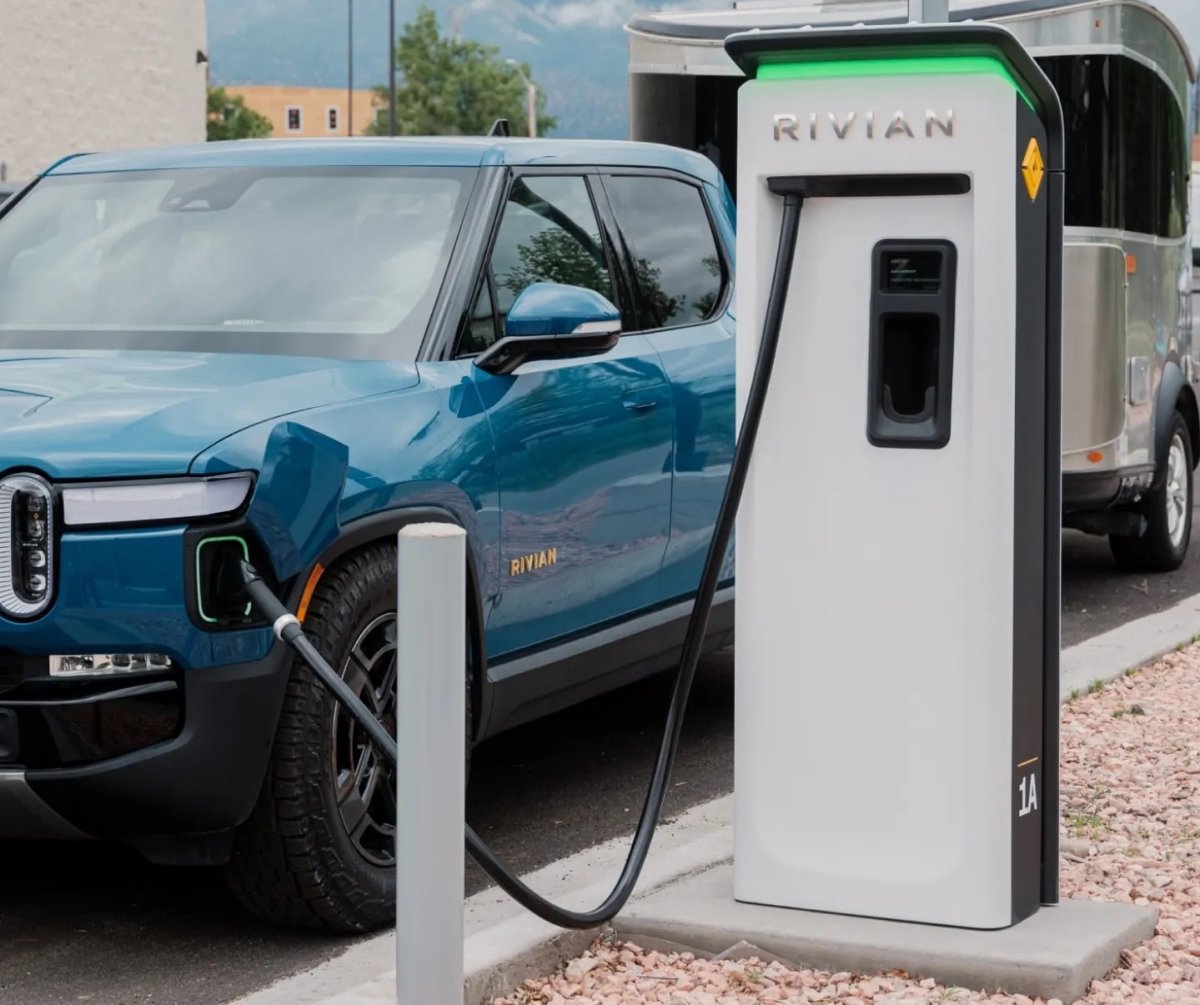 Rivian will open up its charges to other EVs