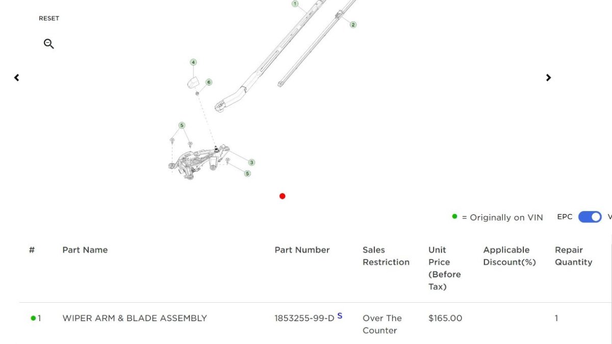 Cybertruck Wiper will cost $75